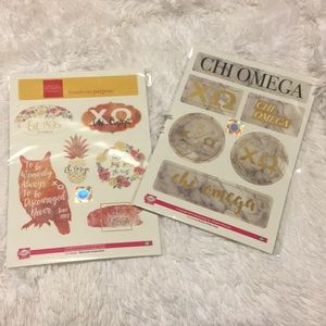 Chi Omega Sorority Stickers